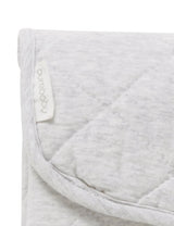 Quilted Change Mat | Pale Grey Melange