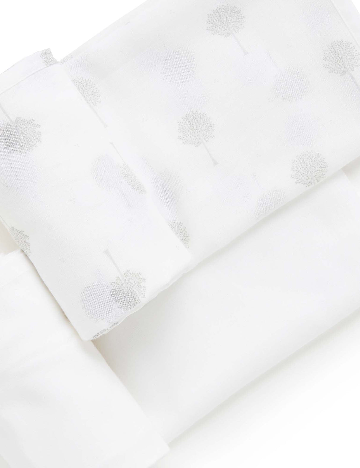 Muslin Wrap 2 Pack | Pale Grey Tree