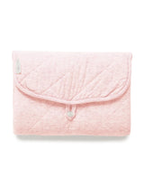 Quilted Change Mat | Pale Pink Melange