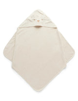 Hooded Towel | Wheat Melange Bear