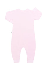 Logo Fleece Zip Wondersuit | Pink Peony