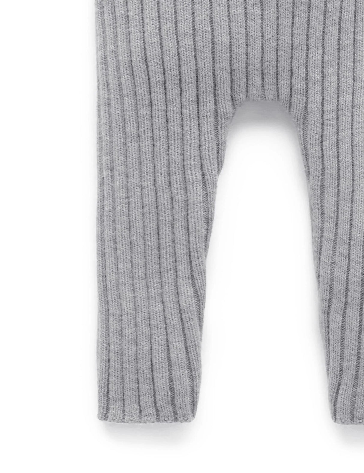 Rib Knit Legging | Smoke Melange