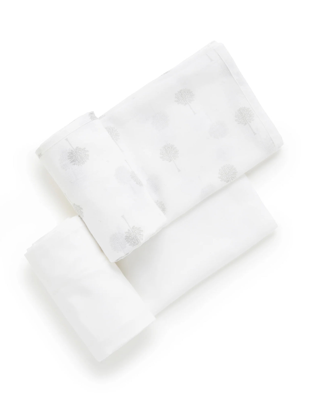 Muslin Wrap 2 Pack | Pale Grey Tree