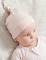 Knot Hat | Pale Pink Melange