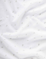 Muslin Wrap 2 Pack | Pale Grey Leaf W Spot