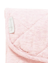 Quilted Change Mat | Pale Pink Melange