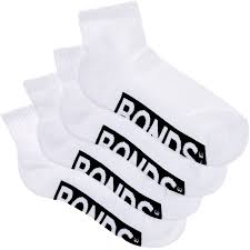 Kids Logo Cushioned Quarter Crew Socks 4 pack  | white