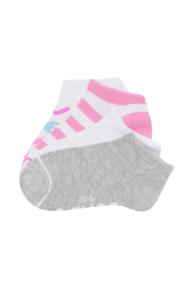 Kids Fashion Low Cut Socks 4 Pack | Pink