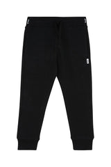 Kids Logo Fleece Trackie | Nu Black