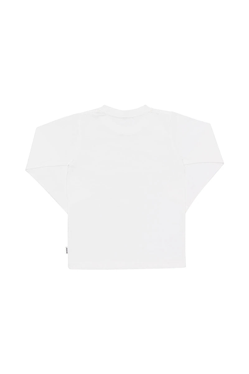 Long Sleeve Crew Tee | White