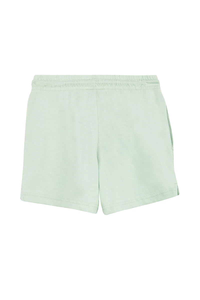 Kids Pull On Relaxed Short | Mint Breeze