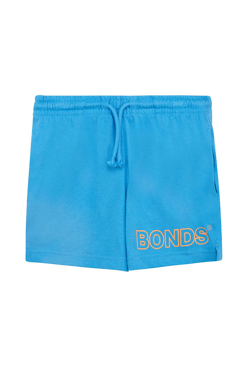 Kids Pull On Relaxed Short | Blue