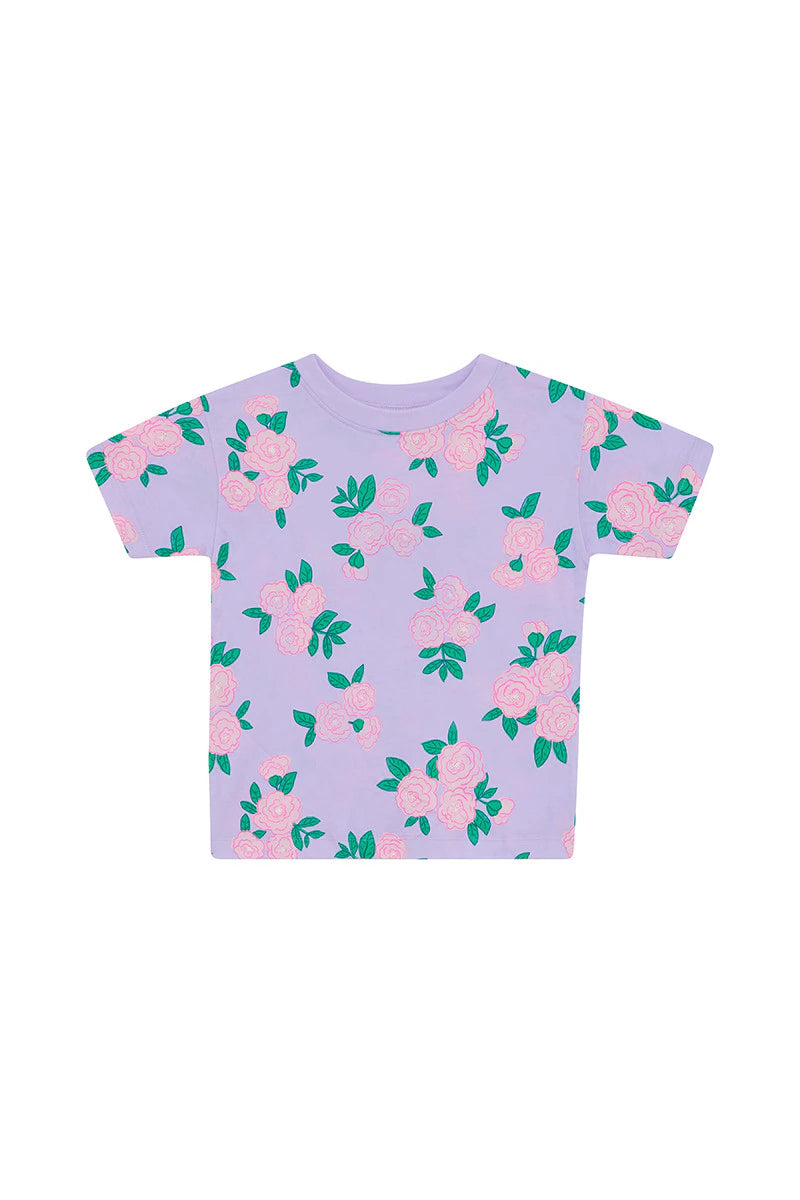 Kids Short Sleeve Crew Tee | Blossom Breeze Lilac