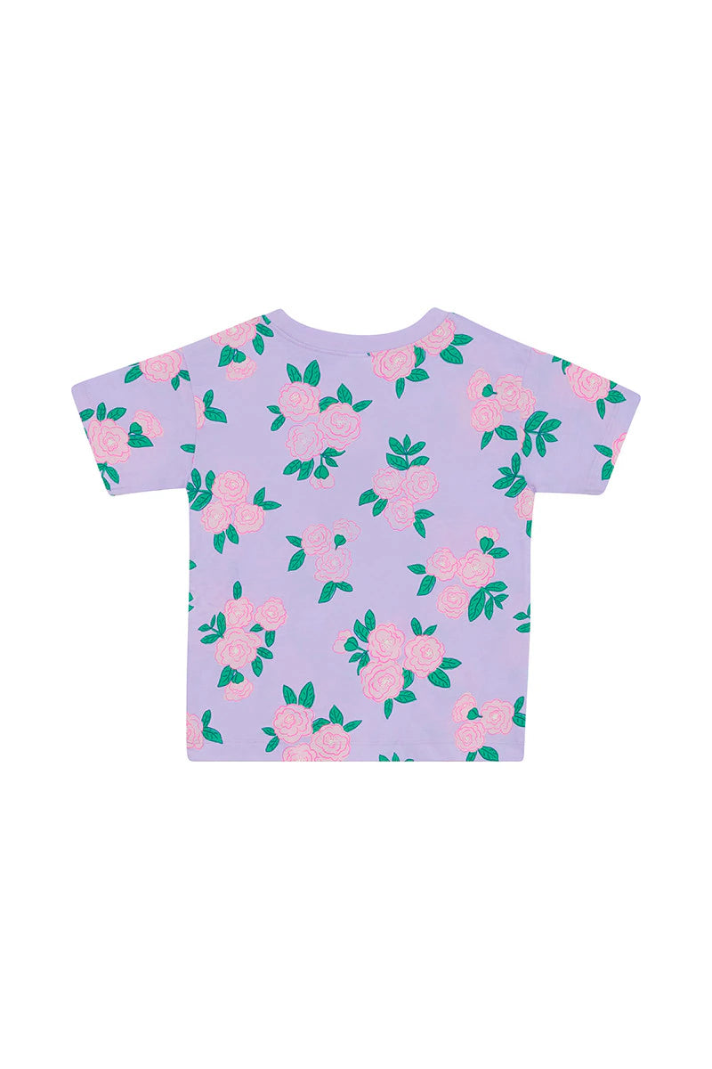 Kids Short Sleeve Crew Tee | Blossom Breeze Lilac