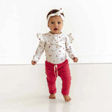 Long Sleeve Organic Bodysuit | Ladybug