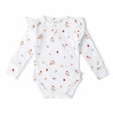 Long Sleeve Organic Bodysuit | Ladybug