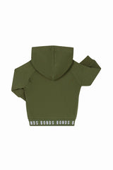 Logo Fleece Hoodie | Hiker Green