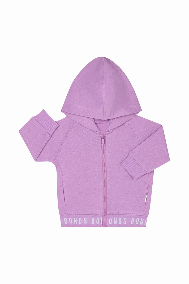 Logo Fleece Hoodie | Purple Peonie