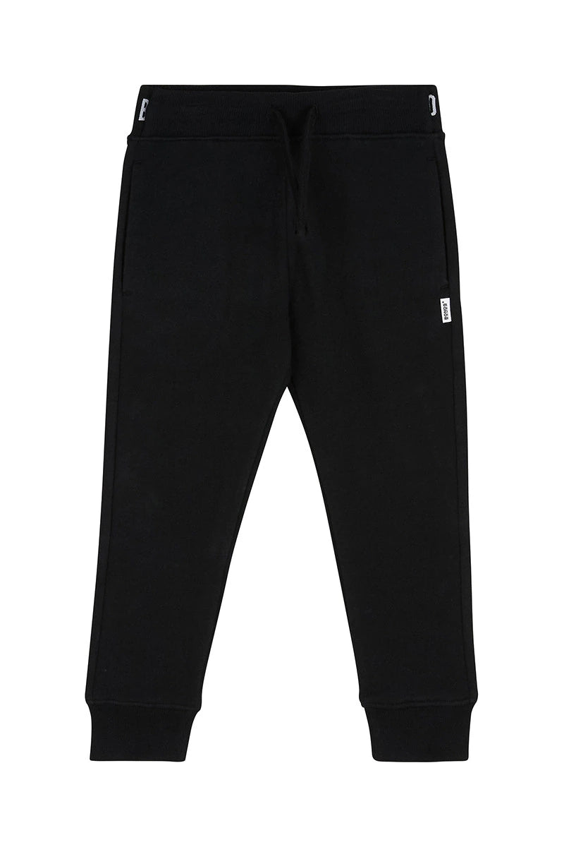 Logo Fleece Trackie | Nu Black