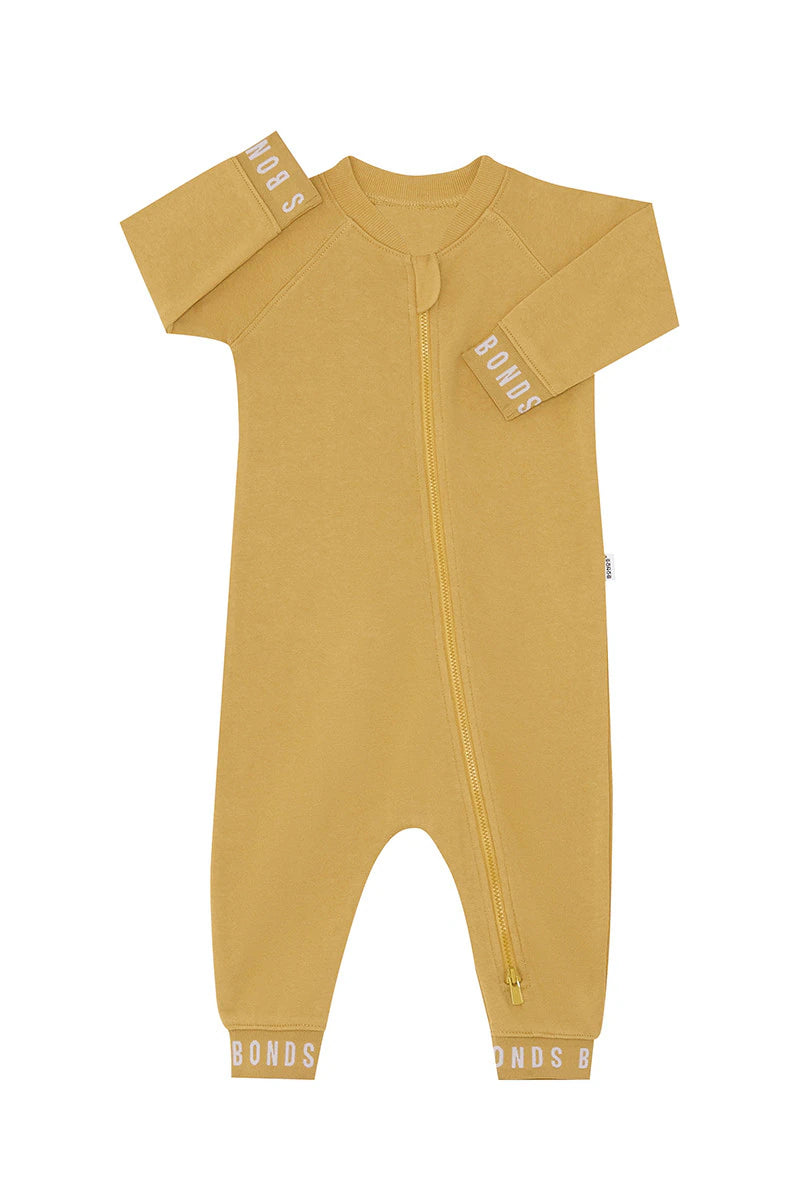 Logo Fleece Zippy | Mustard Rush