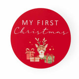 Reversible Single Milestone Card | Reindeer