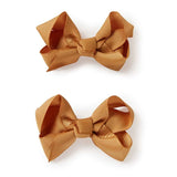 Piggy Tail Hair Clips (Pair) | Mustard