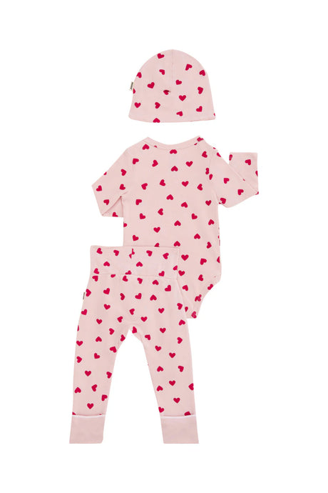Newbies Organic Cotton Gift Set | Love Heart Sparkle