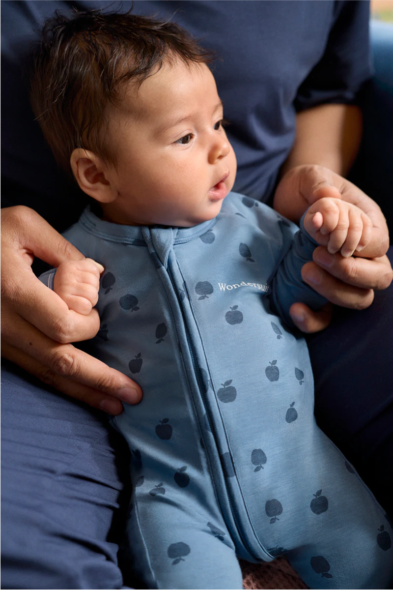 Newbies Organic Cotton Zippy | Little Apple