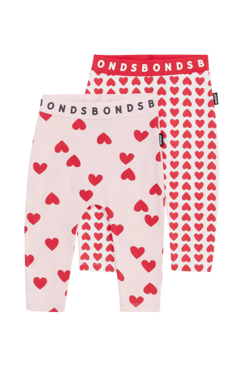 Roomies Legging 2 Pack | Mon Cheri /Sweet Hearts