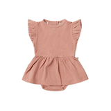 Short Sleeve Organic Dress | Rose