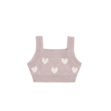 Molly Top | Heart Jacquard Ballerina Marle