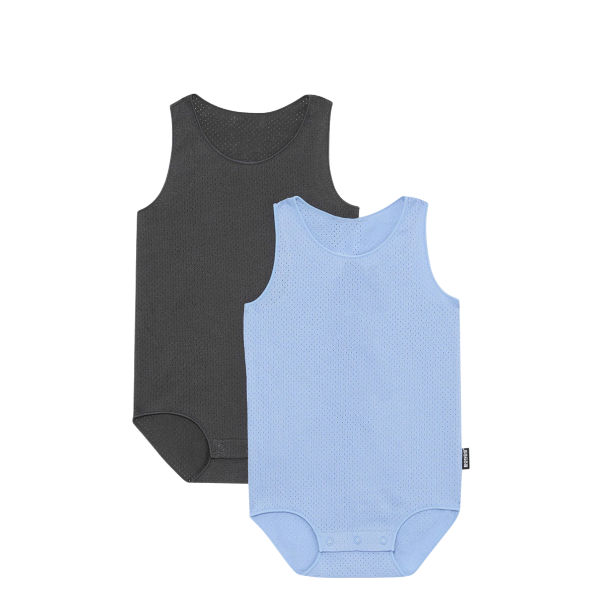 Wondercool Eyelet Singletsuit 2 Pack | Blueberry Cream /La Femme Nikita
