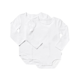 Wonderbodies Long Sleeve Bodysuit 2 Pack | White
