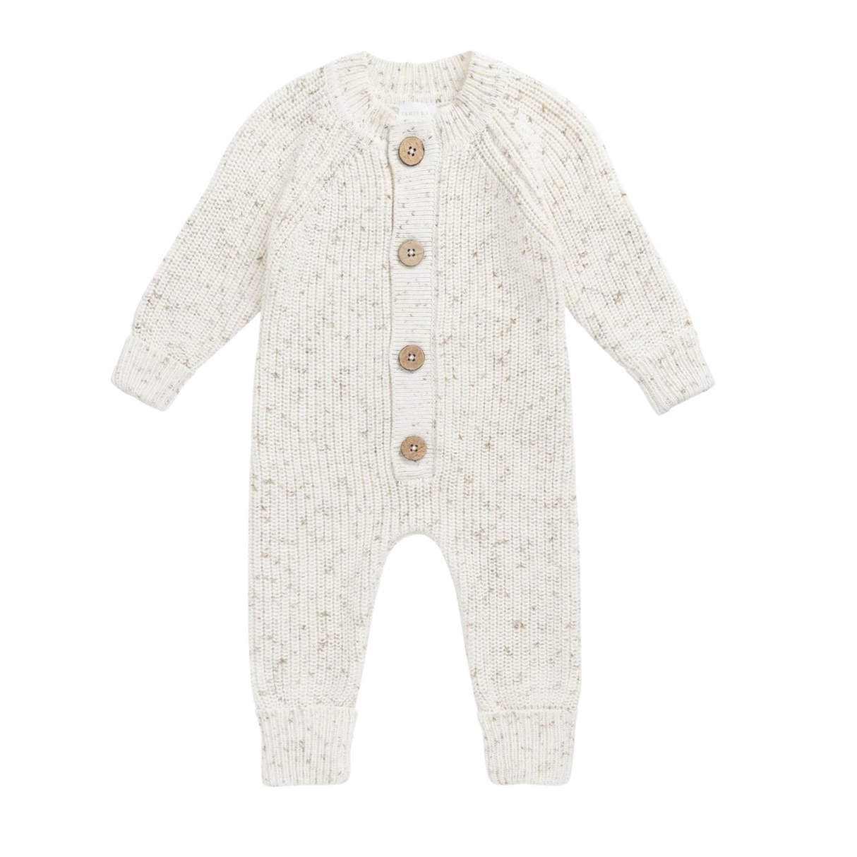 Alfie Knitted Onepiece | Oatmeal Hay Fleck