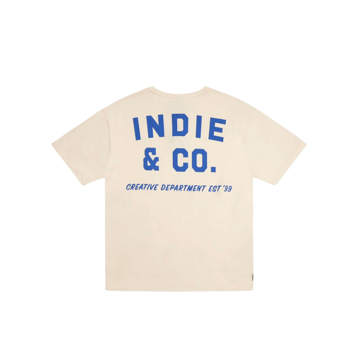 The Camino Tee | Cream/Blue