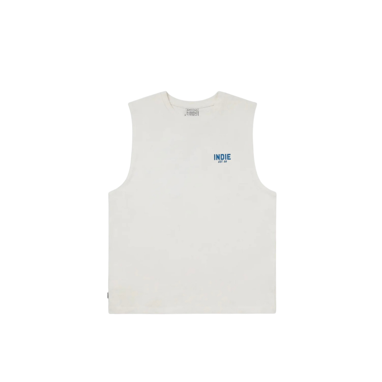 The Camino Muscle Tee | Cream/Blue