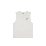 The Camino Muscle Tee | Cream/Blue