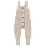 London Knitted Playsuit | Oatmeal Little Fawn Elk Fleck