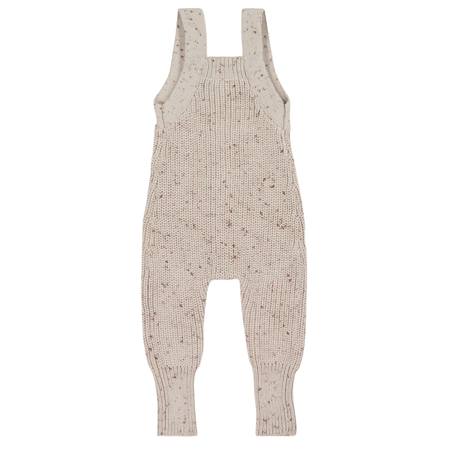 London Knitted Playsuit | Oatmeal Little Fawn Elk Fleck