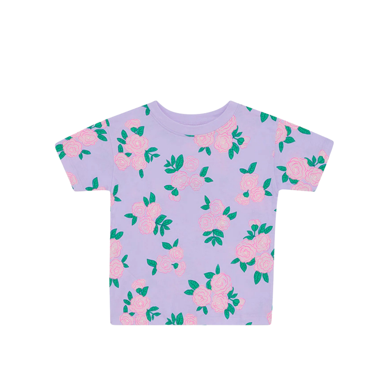 Kids Short Sleeve Crew Tee | Blossom Breeze Lilac