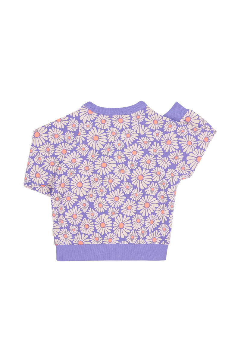 Soft Threads Pullover | Crazy Daisy Purple