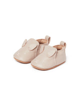 Leather Pull On Slipper | Blush Bunny