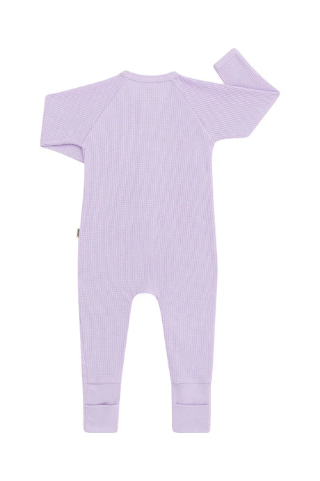 Waffle Zip Wondersuit | Lavender Lane