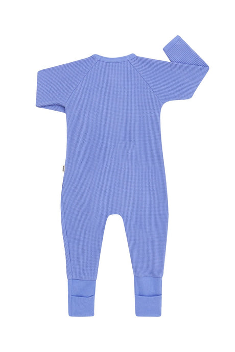 Waffle Zip Wondersuit | Breezy Blue