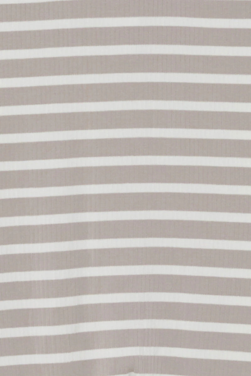 Wide Needle Rib Zippy | Old Eagle Sand & Marscapone