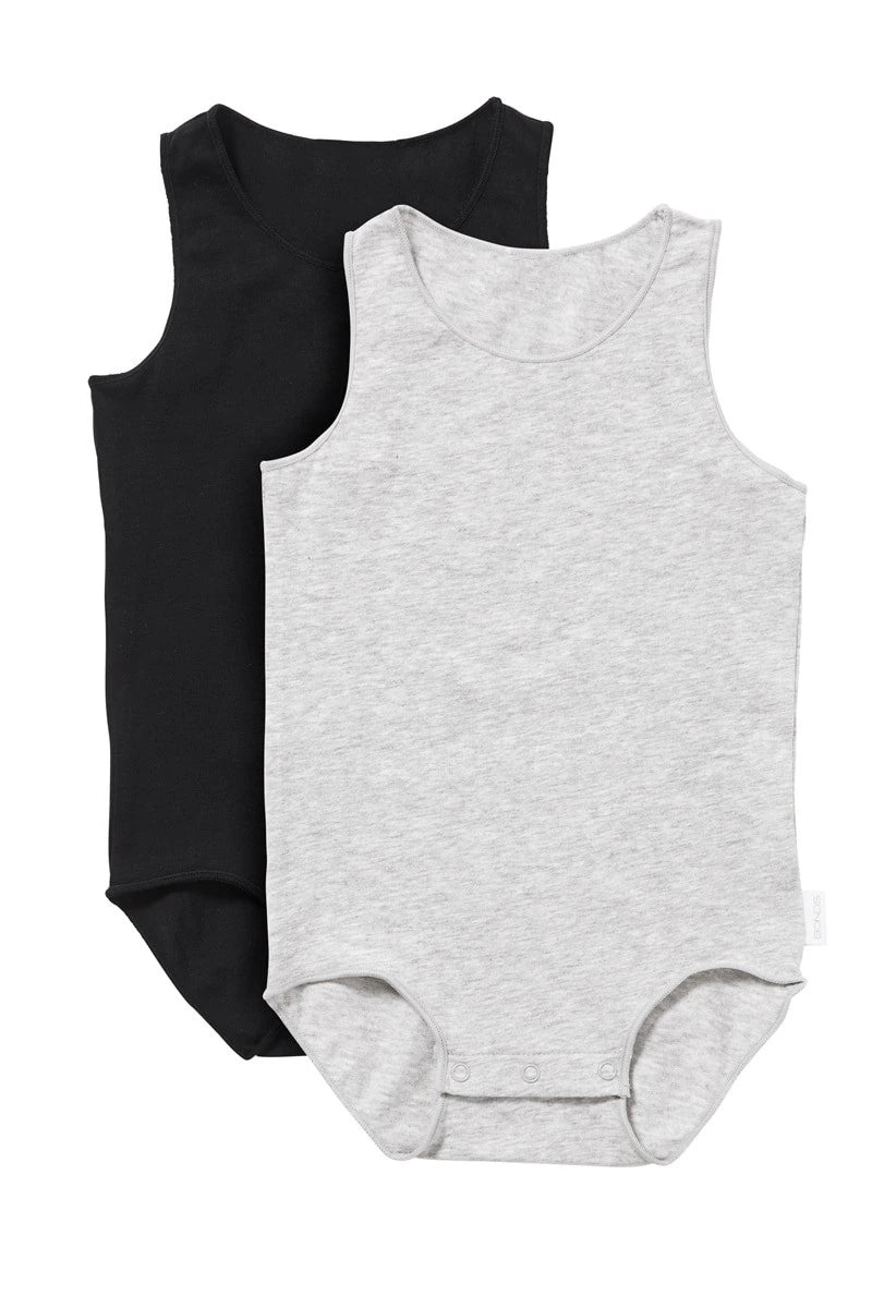 Wonderbodies Singletsuit 2 Pack | Grey & Black