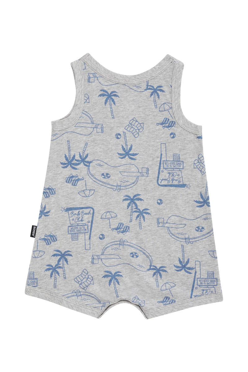 Wondercool Hot Days Suit | Bonds Beach Club Blue