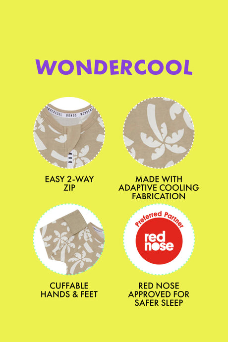 Wondercool Zip Wondersuit | Sunshine Baby White