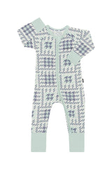 Wonderfresh Zippy | Pastel Breeze Mint Houndstooth