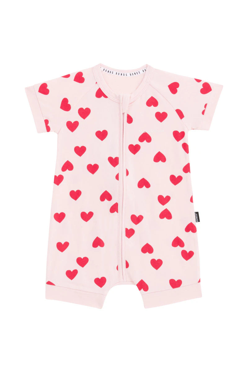 Zip Romper | Mon Cheri Pink